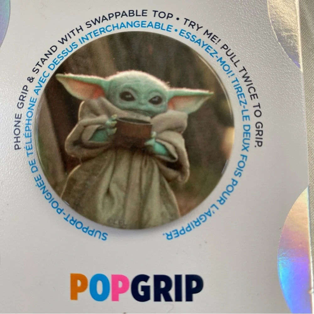 New PopSocket Disney PopGrip Baby Yoda Child Mandalorian Broth Cup